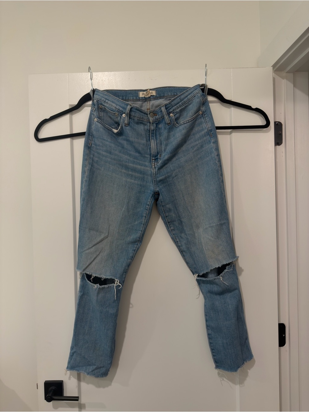 Madewell High Rise Slim Crop Distressed Women’s Jeans